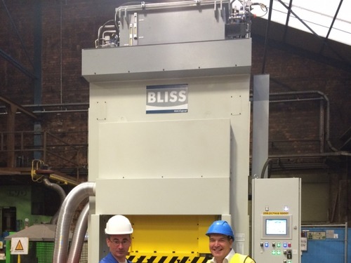 New forging press produces railroad switches for Infrabel